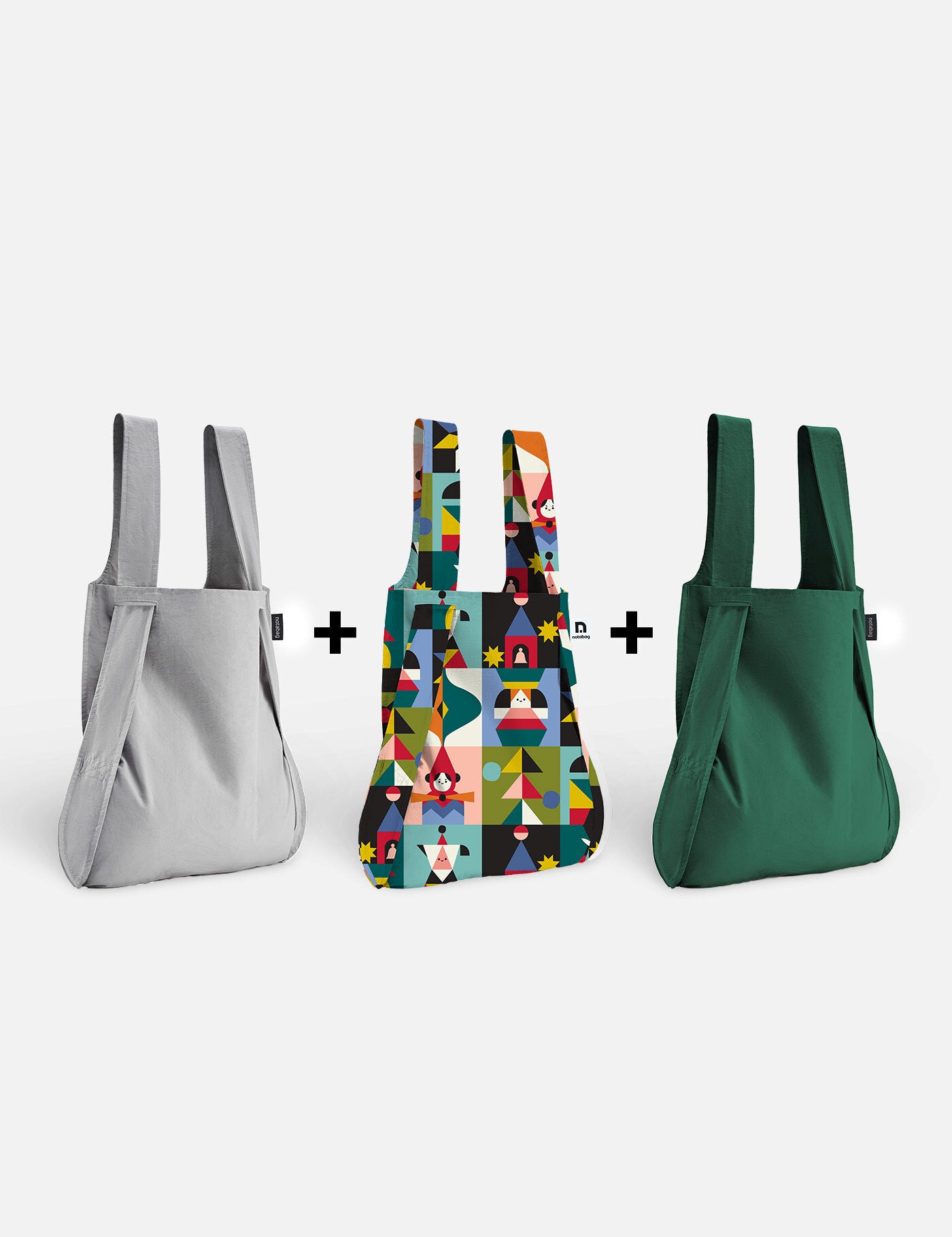 Original – Grey + Original – Playground  + Original – Forest Green