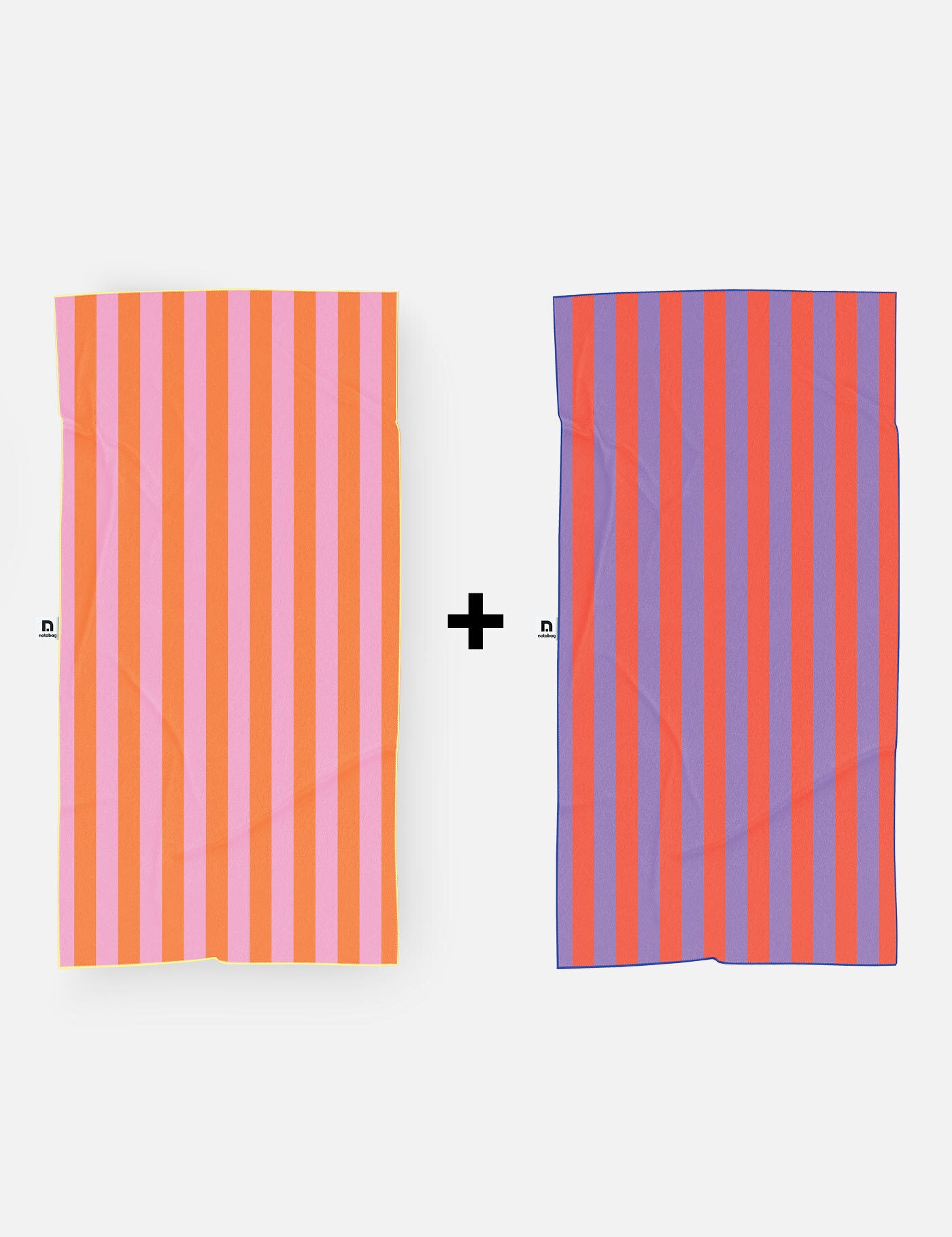Towel Bundle – Orange/Pink + Red/Purple
