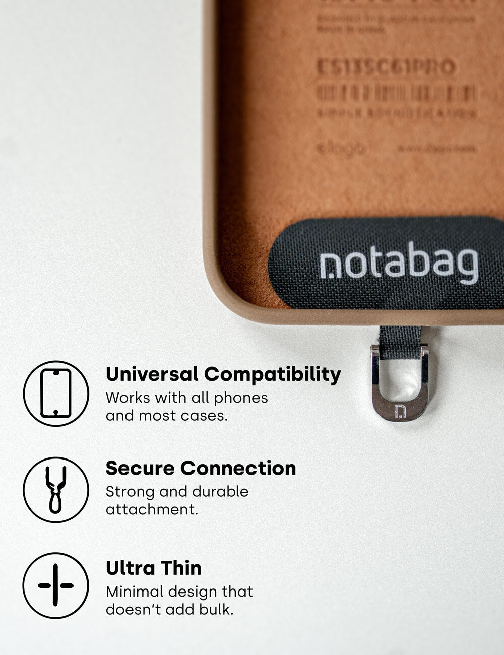 Phone Strap Adapter – Black